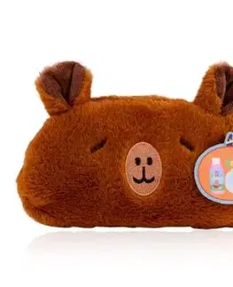 Darčeková sada do kúpeľa CAPYBARA COLLECTION v kozmetickej taštičke, vrátane sprchového gélu 50 ml, špongia na umývanie 15 g, vôňa: Čerstvá jahoda