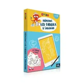 Kvído - Průhledná LCD tabulka v pouzdru se 30 šablonami