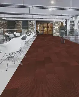 FORBO Flotex Planks Boxcross Crimson 133016