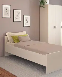 KONDELA Ramsa 1 posteľový rám kašmír