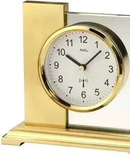 Stolové hodiny 5141 AMS riadené rádiovým signálom 17cm