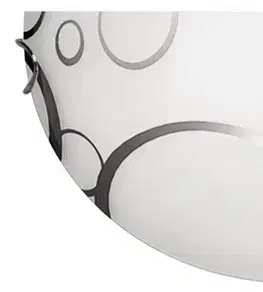 Sklenená stropná nástenná lampa E27 Doka