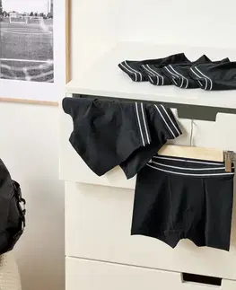 Chlapčenské boxerky, 7 ks, čierne