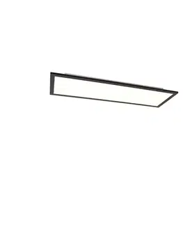 Stropné svietidlo čierne 80 cm vrátane LED s diaľkovým ovládaním - Live