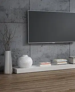 CAMA MEBLE Life tv stolík biela / biely lesk