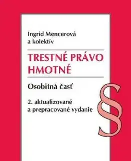 Trestné právo hmotné - Osobitná časť 2. vydanie