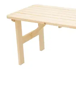DEOKORK Masívny drevený záhradný stôl z borovice drevo 32 mm (220 cm)
