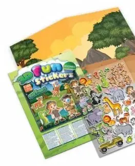 Veselé safari s 3D nálepkami