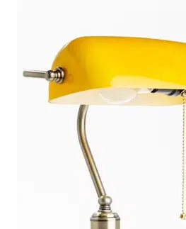 BRILAGI - Náhradné tienidlo k stolnej lampe BANK OFFICE oranžová L352-NS/HN
