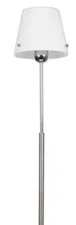 Stojaca lampa s bielym tienidlom 60W E27 Tango