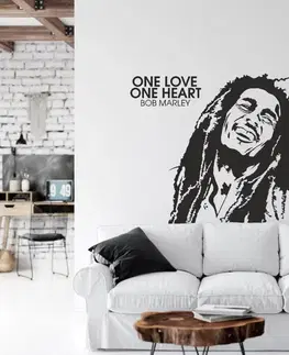 Nálepka na stenu - One love one heart