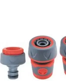 EXTOL PREMIUM Postrekovač záhradný+rýchlospojky 4 dielna sada