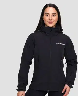 GymBeam Dámska bunda Softshell Black  MM