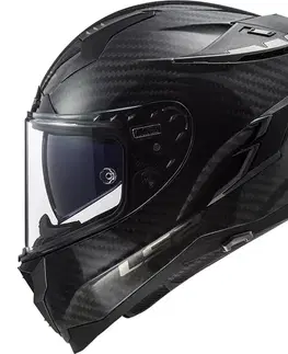 LS2 FF327 Challenger C Carbon Solid Black - XXL (63-64)