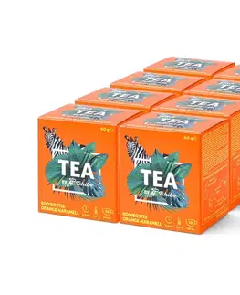 TEA by Tchibo čaj Rooibos s príchuťou pomaranča a karamelu - 8 x 20