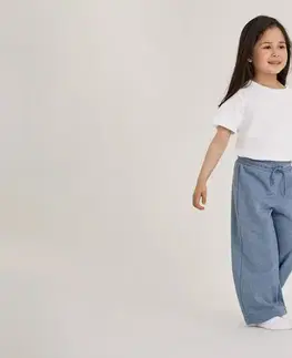 Detské tepláky so širokými nohavicami