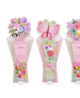 Set starostlivosti o ruky Lovely Florals v darčekovom balení s pilníkom, 3 motívy ACCENTRA