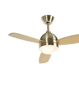 Stropný ventilátor mosadzný 96 cm s diaľkovým ovládaním - Rotar