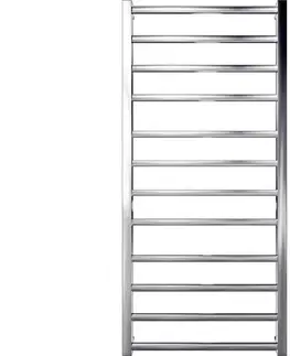 Mario-Radiators Kúpeľňový rebríkový radiátor TOKIO 260W/230V 120x53 cm nerez/lesklý chróm 1.2.0602.03.P