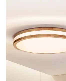 BRILAGI - LED Stropné svietidlo MOLINA LED/24W/230V dub pr. 29 cm WO800-OEM9-30