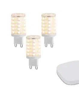 Sada 3 inteligentných stmievateľných LED žiaroviek G9 2,5 W 250 lm 2700 K – 6500 K vrátane Zigbee Smart Hub