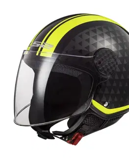 LS2 OF558 Sphere Lux Crush Black H-V Yellow - S (55-56)