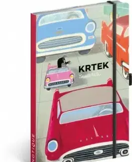 Notes Krtko a autíčko, linkovaný, 13 × 21 cm - Group Presco