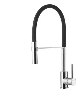 ALVEUS 1129024 - Drezová batéria s flexibilným ramienkom ELIA 45 cm chróm/čierna 1129024