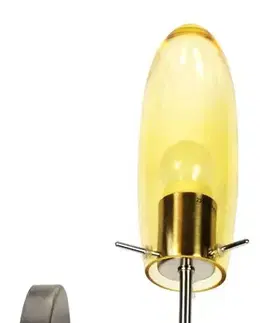 Nástenná lampa Melot 1X60W E27 matný nikel