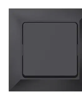 Krížový vypínač MILA BLACK