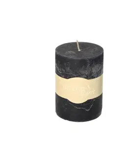 Dekoria Sviečka Lea 10cm black, 7 x 10 cm