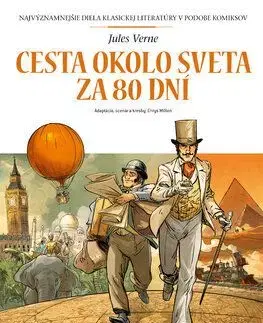 Cesta okolo sveta za 80 dní - komiks - Jules Verne, Chrys Millien