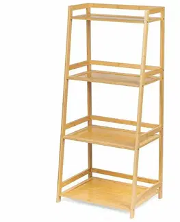 Kúpeľňová polica WABISABI LADDER 4, bambusová