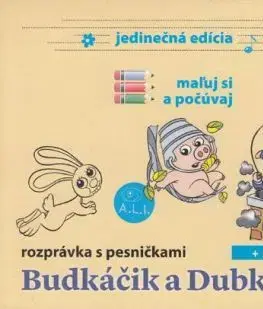 Rozprávka - Budkáčik a Dubkáčik: maľuj si a počúvaj CD