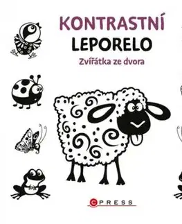 Kontrastní leporelo: Zvířátka ze dvora - Katarína Belejová
