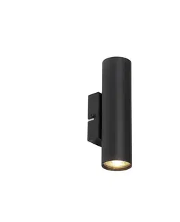 Moderná inteligentná nástenná lampa čierna vrátane 2 Wifi GU10 - Jeana
