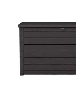 Plastový úložný box 850L (hnedý)