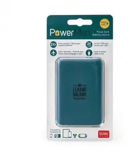 Legami Power banka Power Man 5000 mAh Petrol Blue - Legami