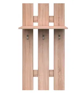 KONDELA Topty Typ 40 60 vešiakový panel dub sonoma