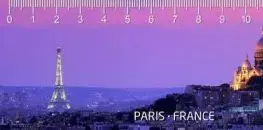 (B) 3D pravítko Paris