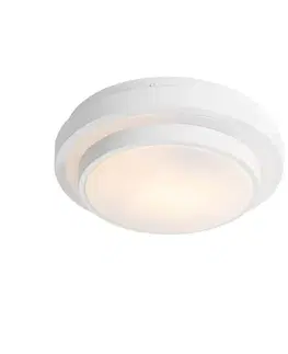 Moderné stropné svietidlo biele 25 cm IP44 - Walden