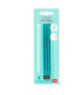 Legami Náhradné náplne do gumovacích pier 3ks tyrkysová ERASABLE PENS
