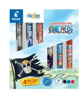 Pilot Sada Roller FriXion Ball+Clicker One Piece 6 ks, 0.7, blister, Mix farieb