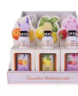 Set starostlivosti o ruky ESSENTIAL BOTANICALS v darčekovej krabičke s pilníkom , 3 motívy / 3 vône, vôňa: pomaranč a levanduľa / citrón a bazalka / jahoda a ibištek
