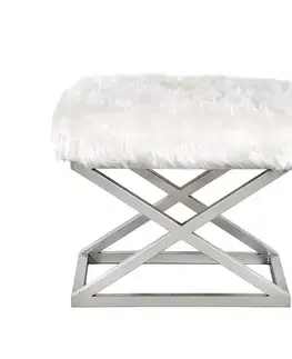 Stolička Capraz Plush White