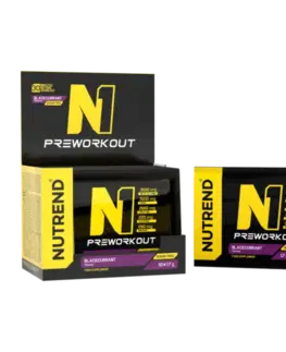 NUTREND N1 Pre-Workout čierne ríbezle
