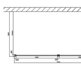 DEOKORK Záhradná hliníková pergola do steny 8x4 m (antracit)