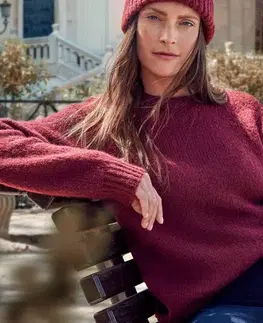 Pletená čiapka s vlnou