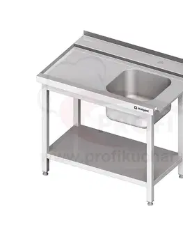  Vstupný stôl k priebežnej umývačke STALGAST – LAVÝ 1200mm