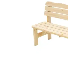 DEOKORK Masívna drevená záhradná lavice z borovice drevo 32 mm (180 cm)